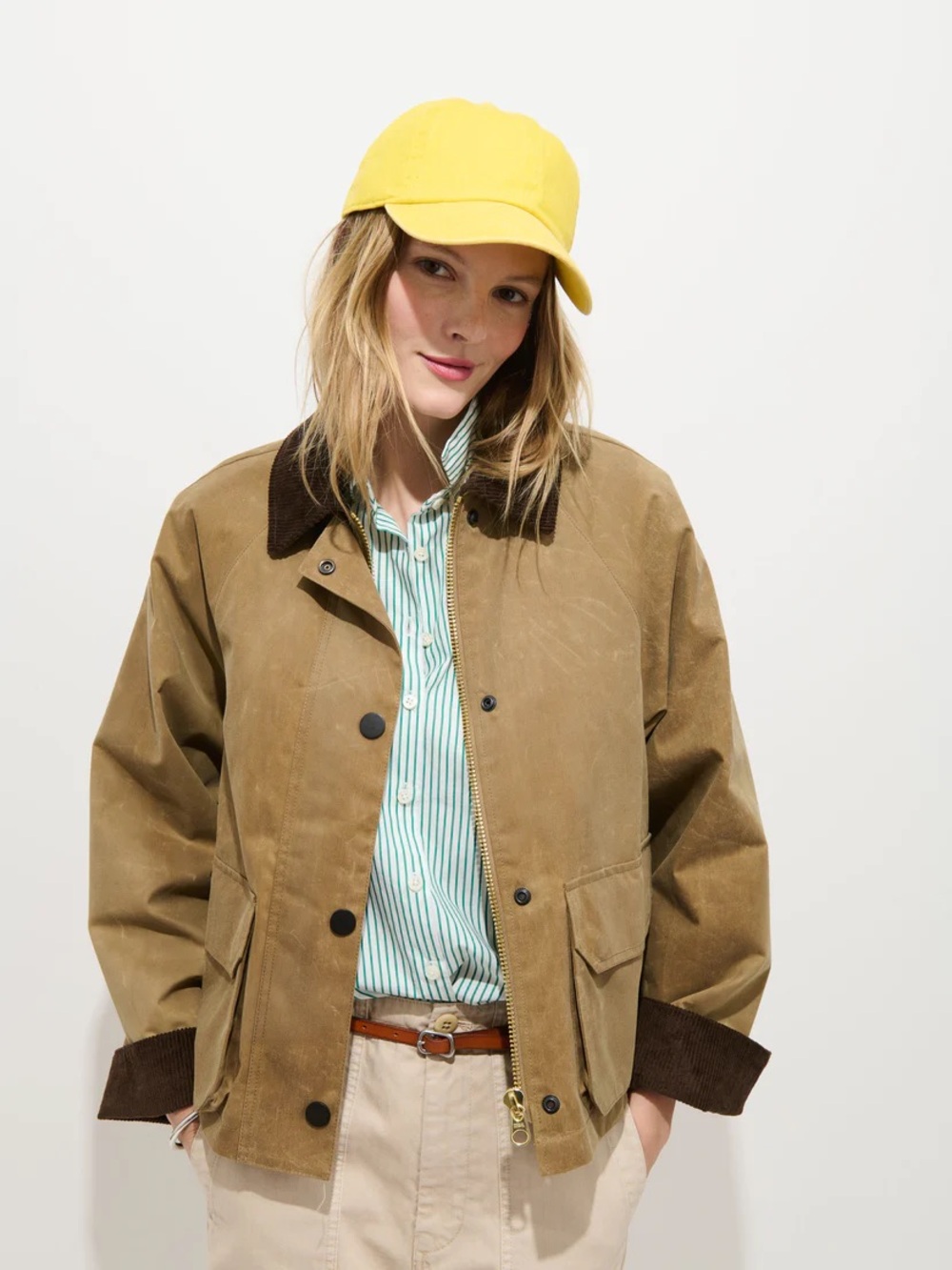 Alex Mill Chiltern cropped waxed cotton barn jacket NWT - Picture 2 of 6